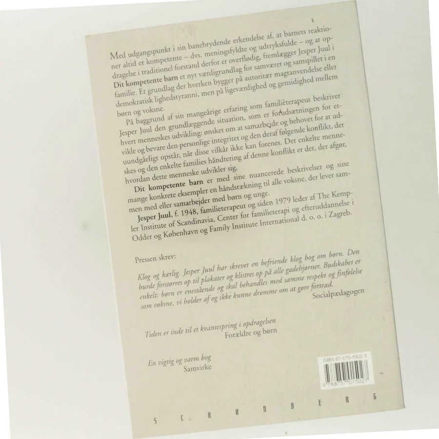 Dit Kompetente Barn af Juul, Jesper (Bog)