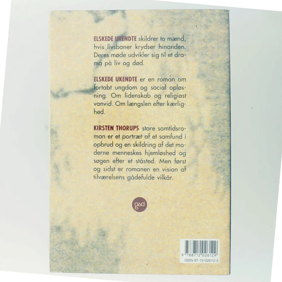 Elskede ukendte af Kirsten Thorup (Bog)