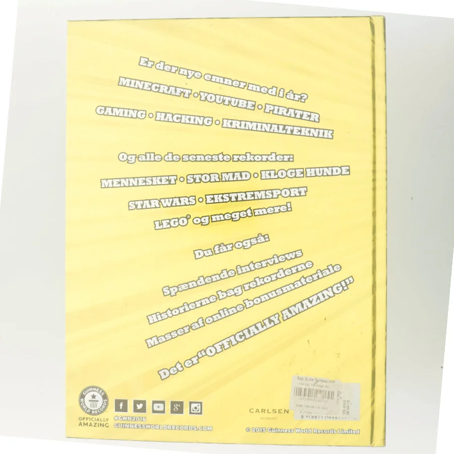 Guinness World Records 2016 af Guinness World Records (Bog)