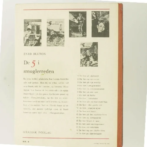 De 5 i Smuglerreden af Enid Blyton (Bog)