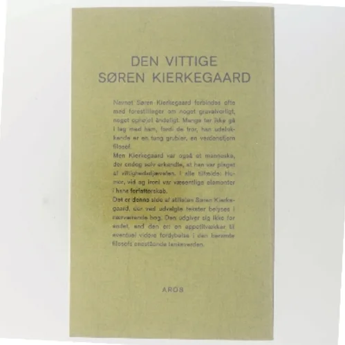 Den vittige Søren Kierkegaard af Kristian Jespersen (Bog)