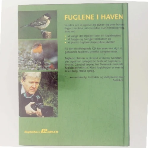 Fuglene i haven af Benny Génsbøl (Bog)