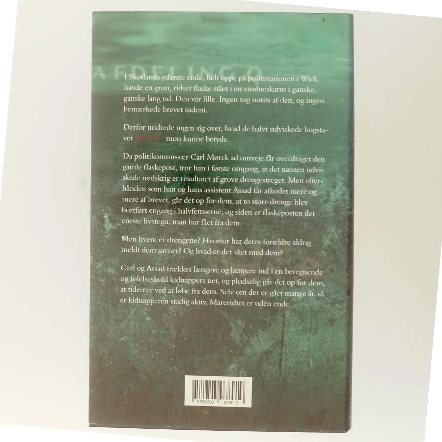 Flaskepost fra P : krimithriller af Jussi Adler-Olsen (Bog)