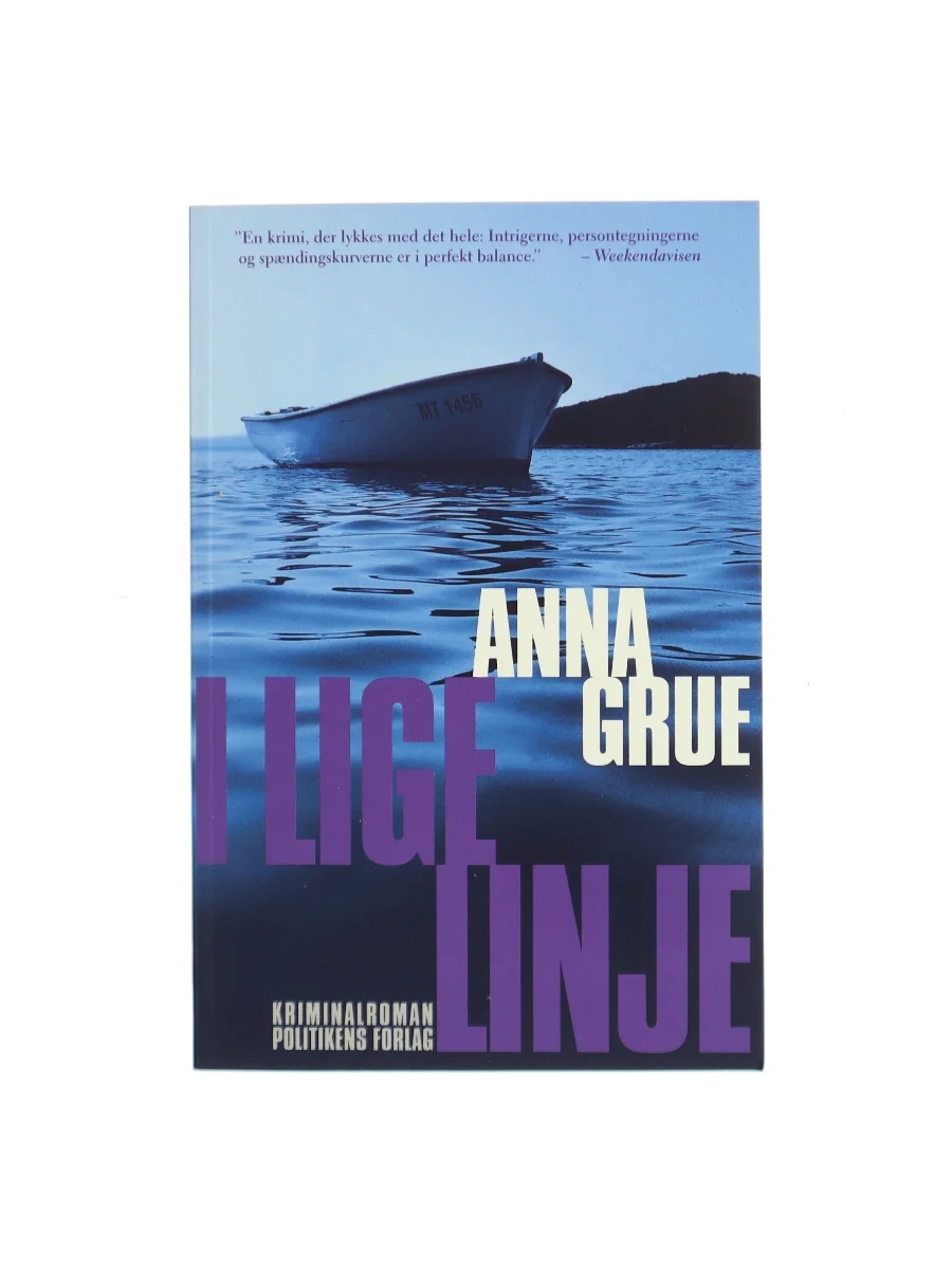 Forsiden af I lige linje af Anna Grue