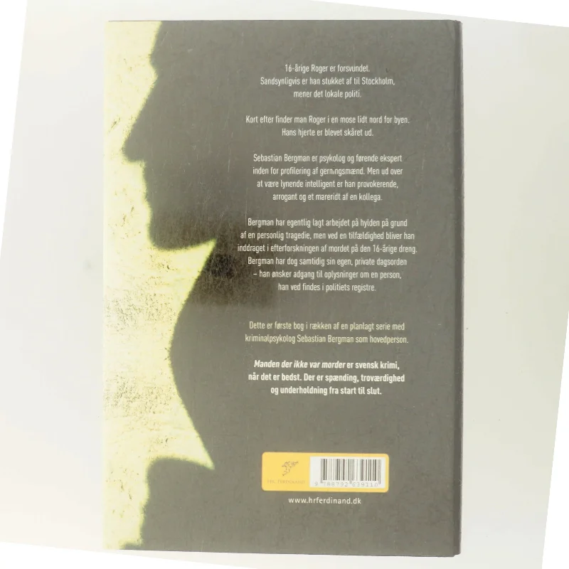 Manden der ikke var morder af Michael Hjorth (f. 1963-05-13) (Bog)