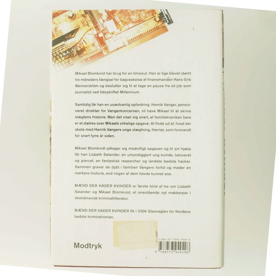 Maend Der Hader Kvinder af Stieg Larsson (Bog)