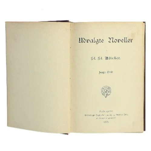 Udvalgte Noveller. Første Bind af St. St. Blicher (Bog)