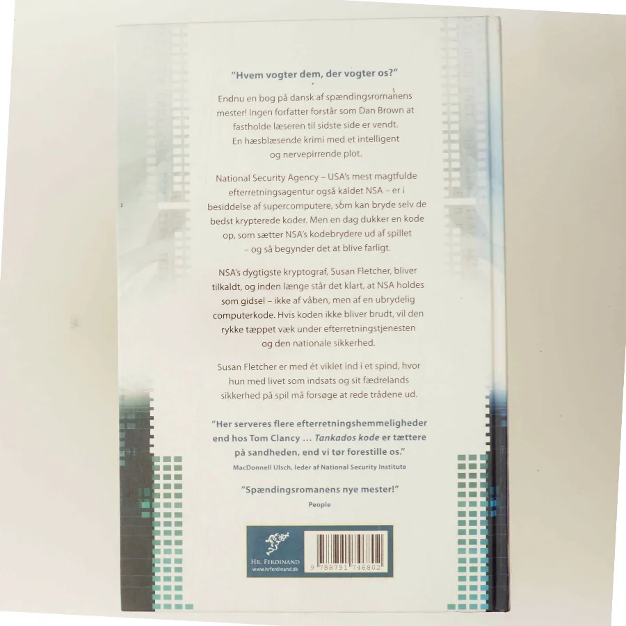 Tankados Kode af Dan Brown (Bog)