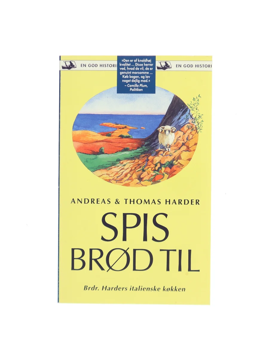 Forsiden af Spis brød til : Brdr. Harders italienske køkken af Andreas Harder,Thomas Harder