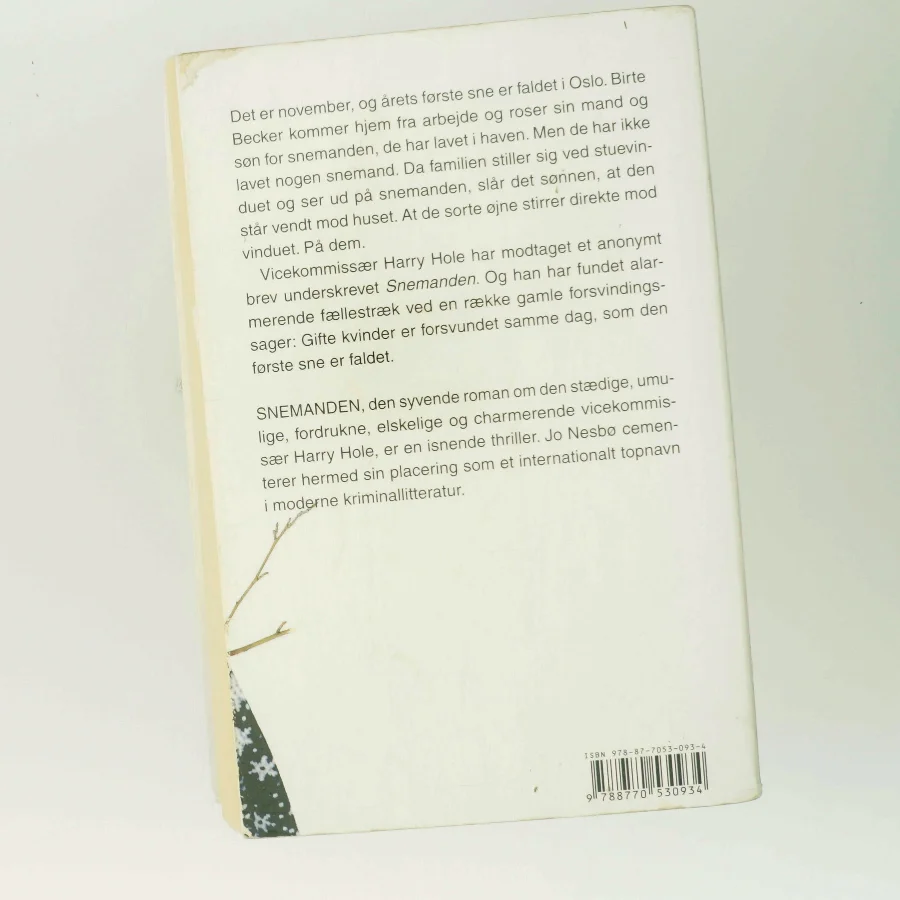 Snemanden af Jo Nesbø (Bog)