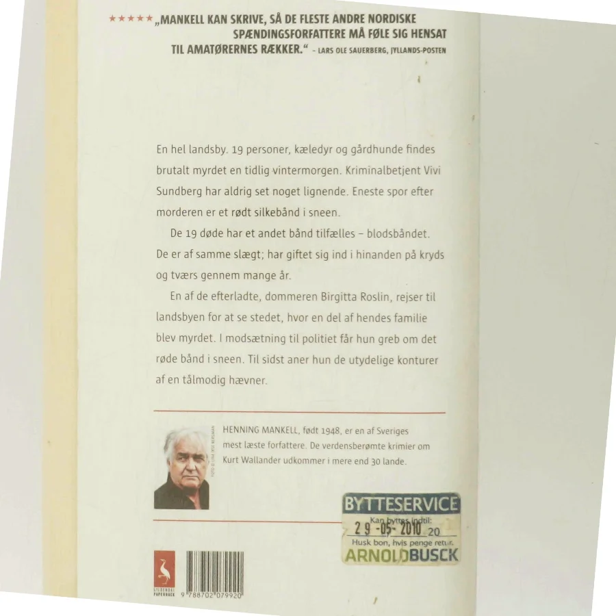 Kineseren : spændingsroman af Henning Mankell (Bog)