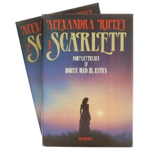 Scarlett. Fortsættelsen af Borte med blæsten. Bind 1-2 af Alexandra Ripley (Bog)