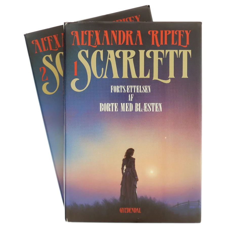 Scarlett. Fortsættelsen af Borte med blæsten. Bind 1-2 af Alexandra Ripley (Bog)