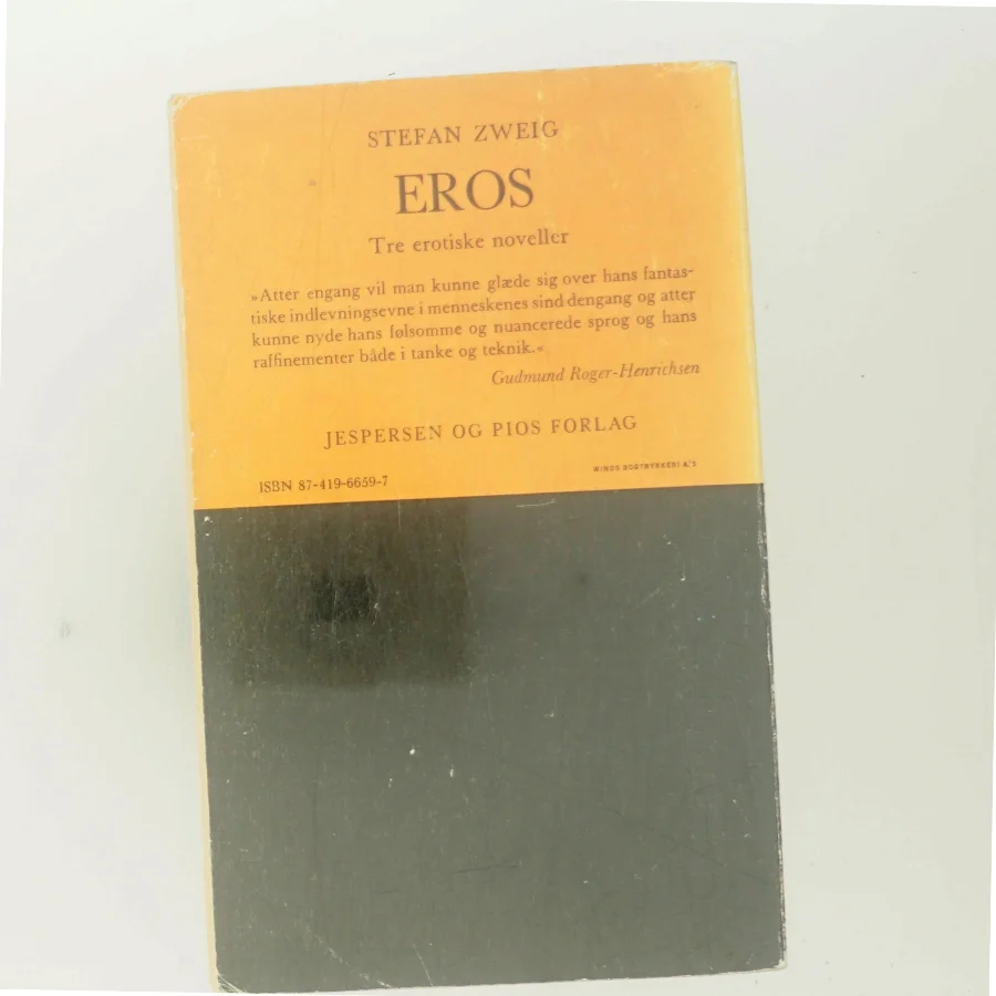 Eros af Stefan Zweig (Bog)