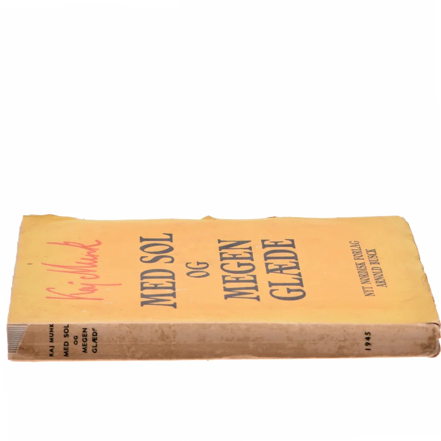 Med Sol og Megen Glæde af Kaj Munk (Bog)