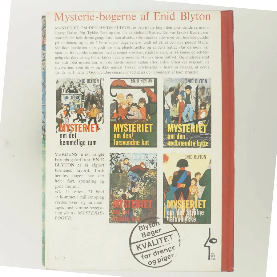 Mysteriet om den hvide puddel af Enid Blyton (Bog)