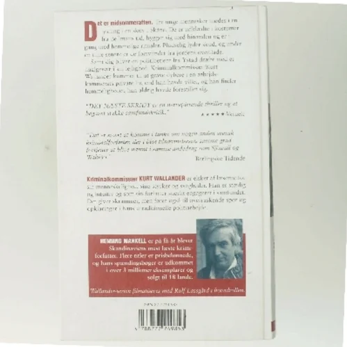 Det næste skridt af Henning Mankell (Bog)