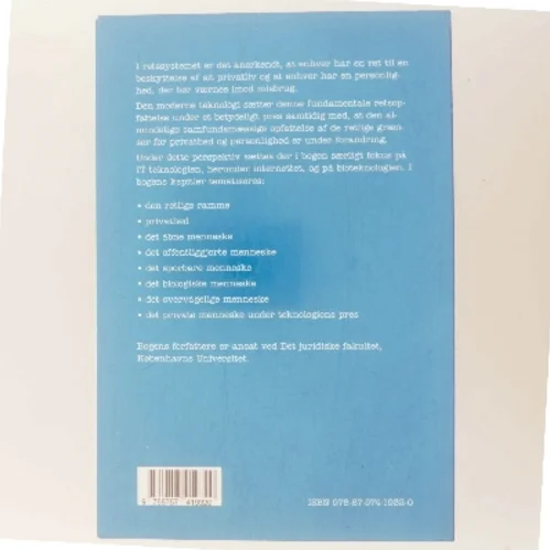 Ret, privatliv og teknologi (Bog)