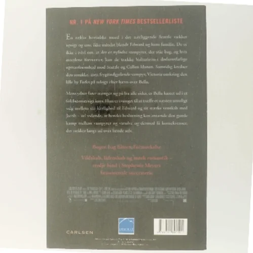 Formørkelse af Stephenie Meyer (Bog)