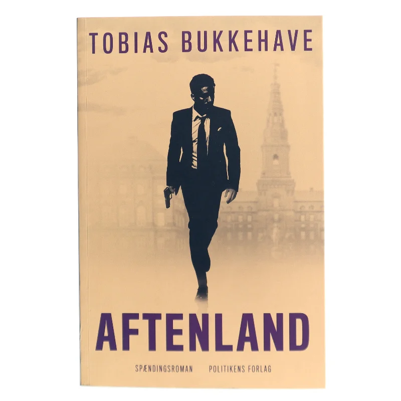 Aftenland : spændingsroman af Tobias Bukkehave (f. 1980) (Bog)