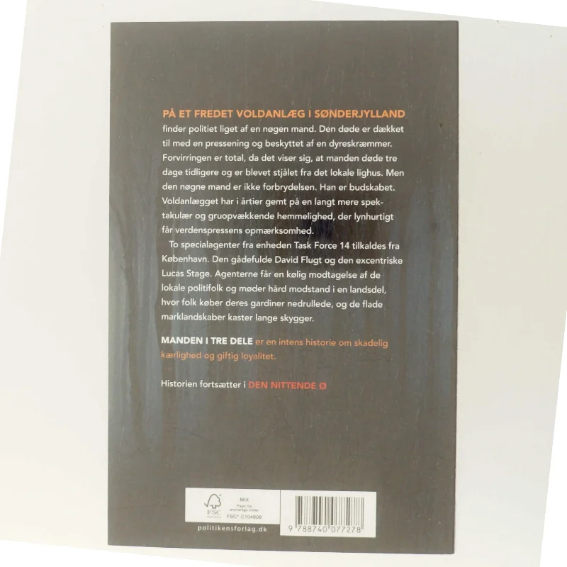 Mand uden ansigt : krimi af Dennis Jürgensen (Bog)