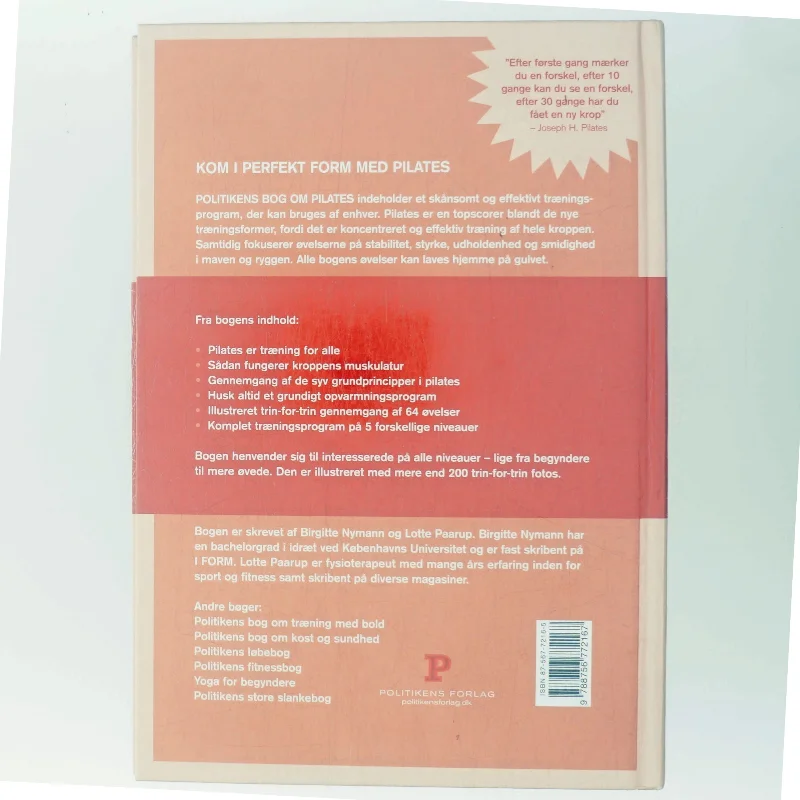 Politikens bog om Pilates (Bog)