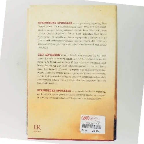 Steinbecks Spøgelse af Leif Davidsen (Bog)