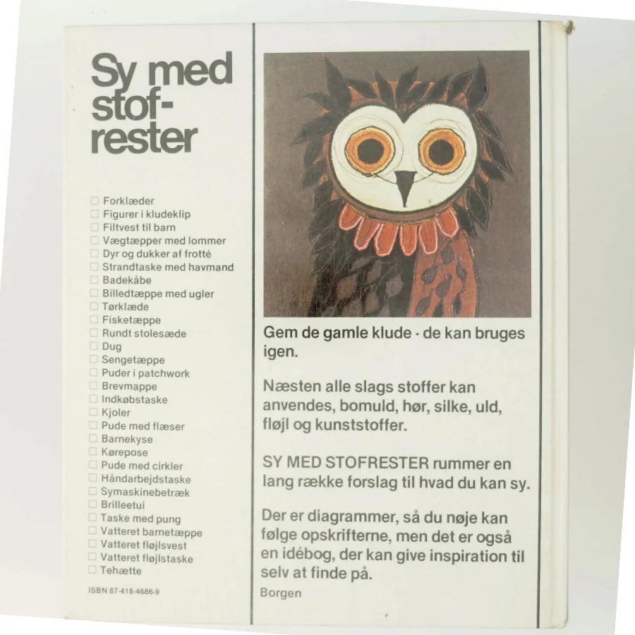 Sy med stofrester af Lis Paludan (Bog)