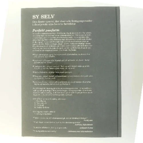 Sy Selv: Perfekt Pasform af <Bogens forfattere> (Bog)