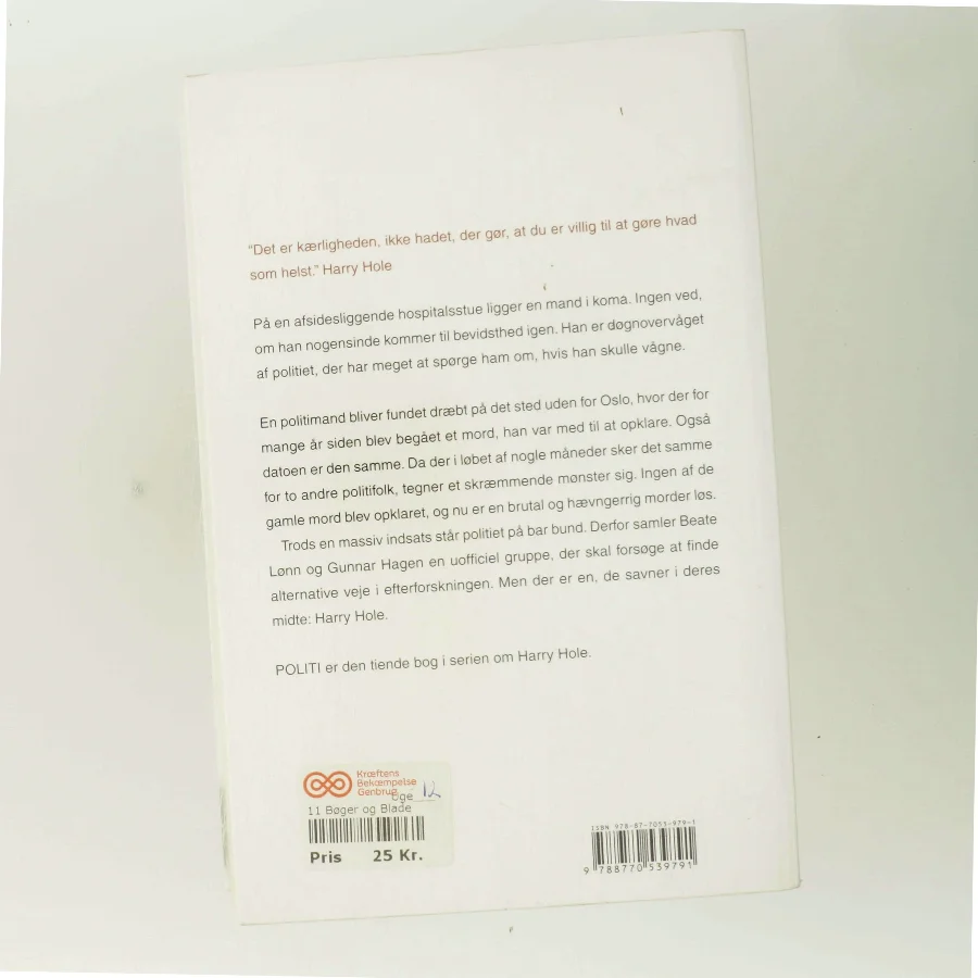 Politi af Jo Nesbø (Bog)