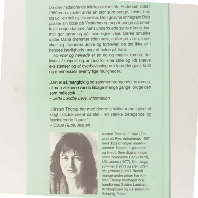 Himmel og helvede af Kirsten Thorup (Bog)