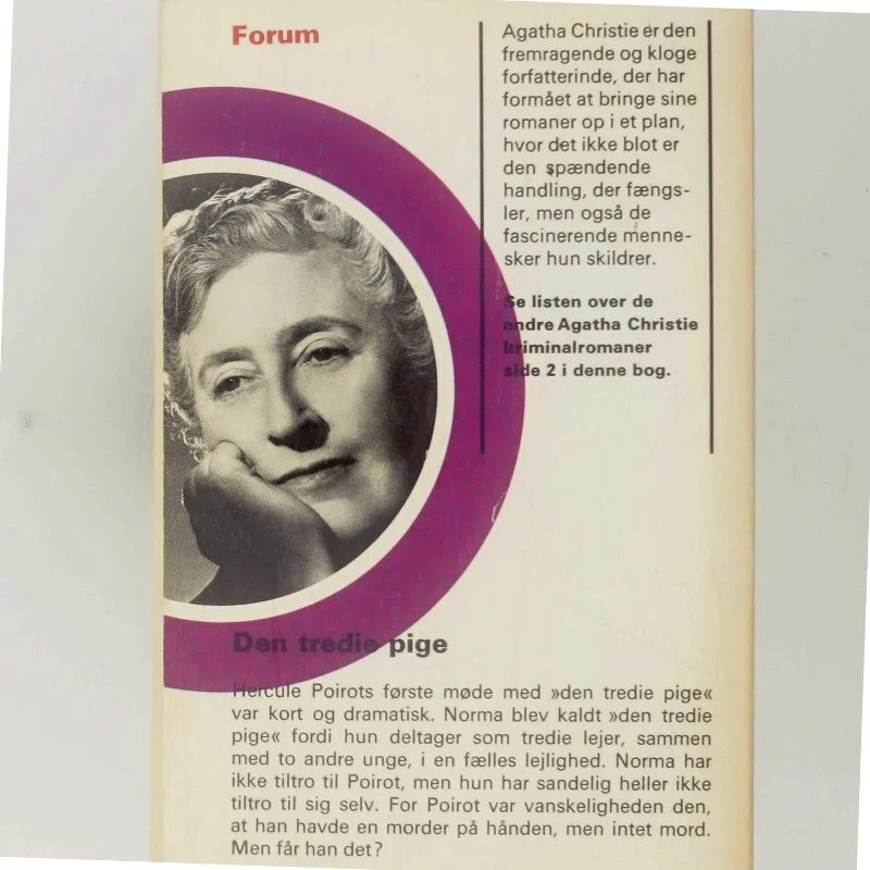 Den tredie pige af Agatha Christie (Bog)