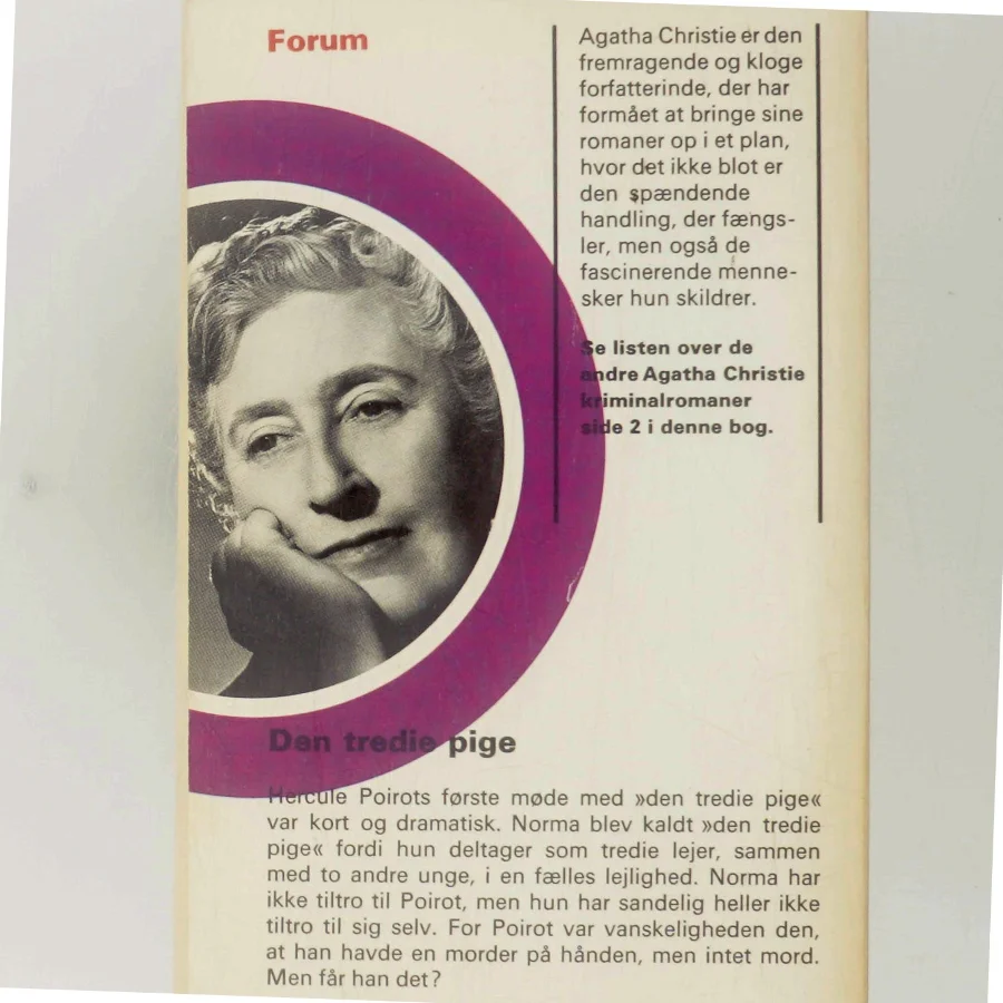 Den tredie pige af Agatha Christie (Bog)
