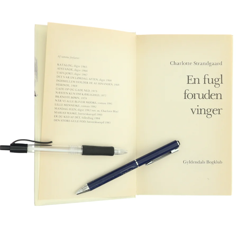 En fugl foruden vinger af Charlotte Strandgaard (Bog)