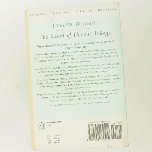 The sword of honour trilogy af Evelyn Waugh (Bog)