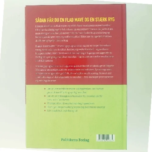 Træn dig til flad mave & stærk ryg af Birgitte Nymann (Bog)