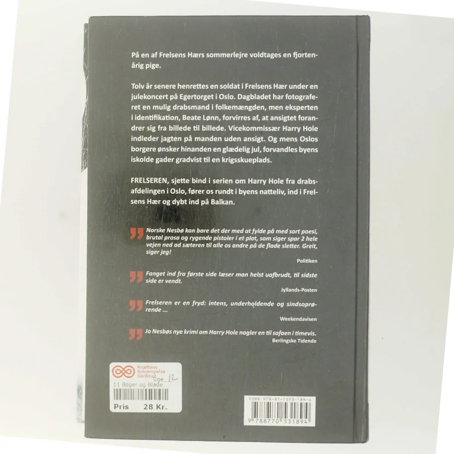 Frelseren af Jo Nesbø (Bog)