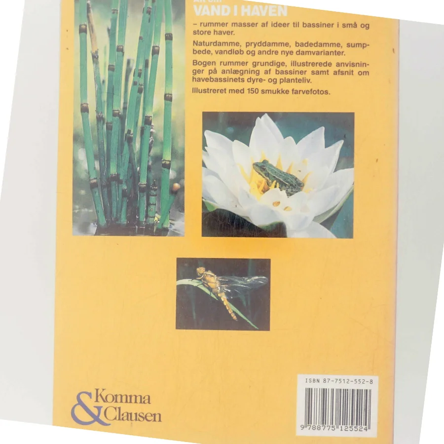 Alt om vand i haven : praktiske anvisninger og gode råd om havebassiner, vandløb og vandhaver af Peter Stadelmann (Bog)