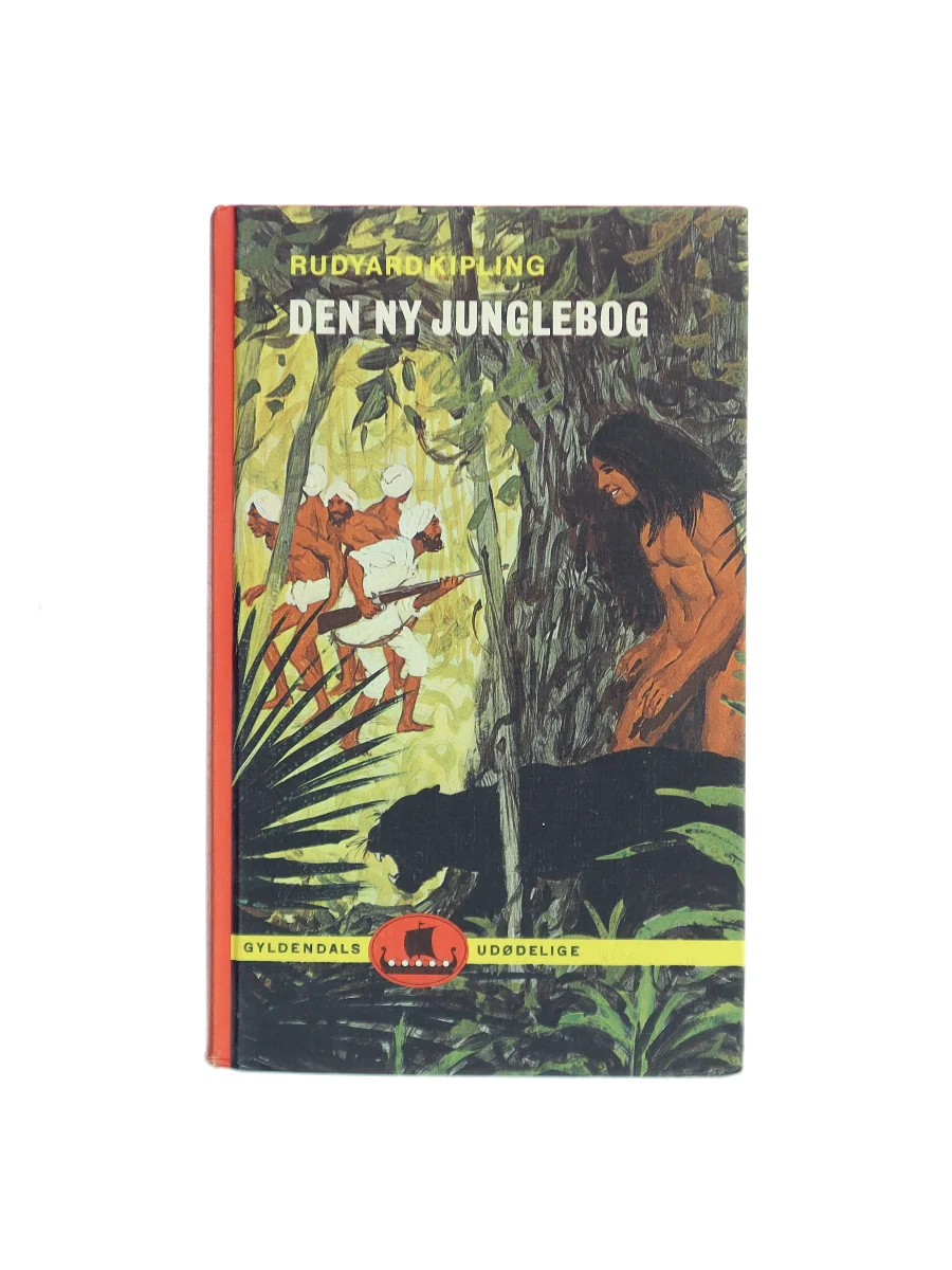 Forsiden af Den ny junglebog (The Second Jungle Book) af Rudyard Kipling