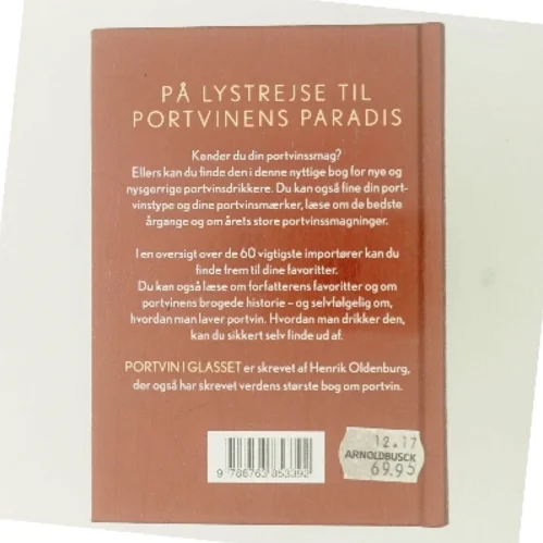 Portvin i glasset af Henrik Oldenburg (Bog)