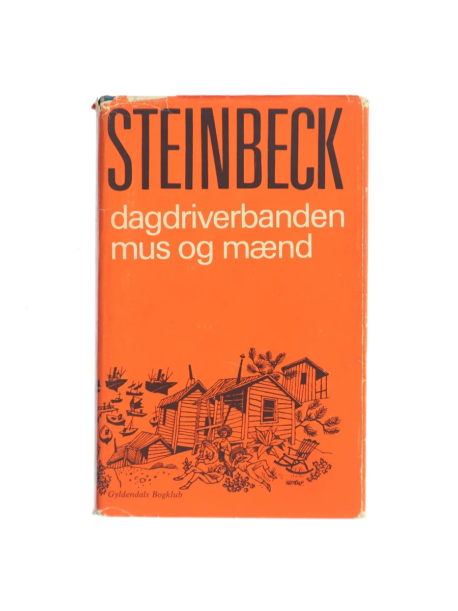 Forsiden af Dagdriverbanden / Mus og mænd af John Steinbeck