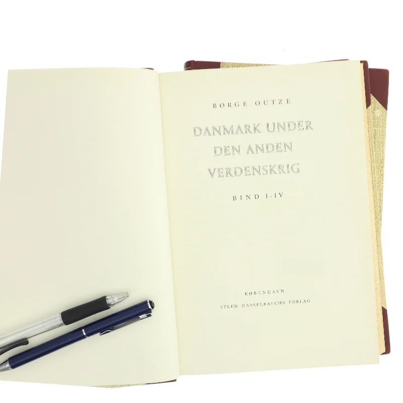 Danmark under den anden verdenskrig af Børge Outze (Bog)