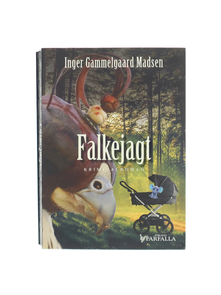 Forsiden af Falkejagt af Inger Gammelgaard Madsen
