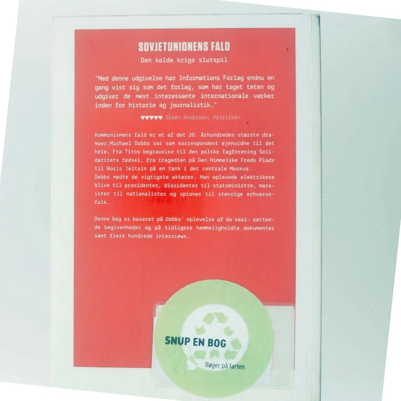 Sovjetunionens fald af Michael Dobbs (Bog)