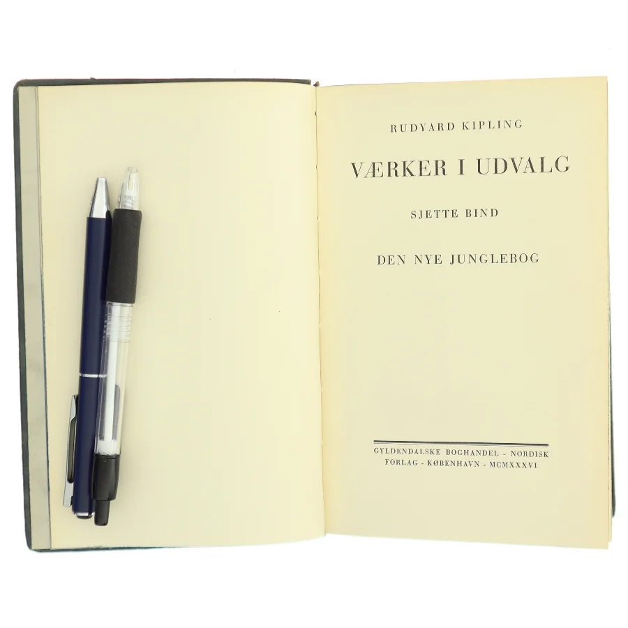 Værker i Udvalg - Sjette Bind: Den Nye Junglebog af Rudyard Kipling (Bog)