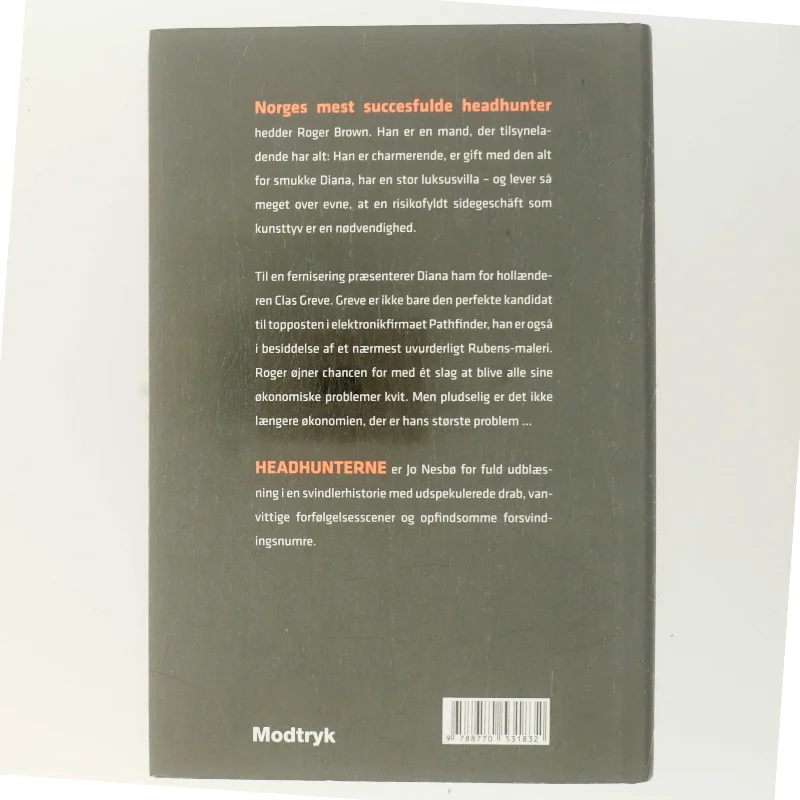 Headhunterne : roman af Jo Nesbø (Bog)