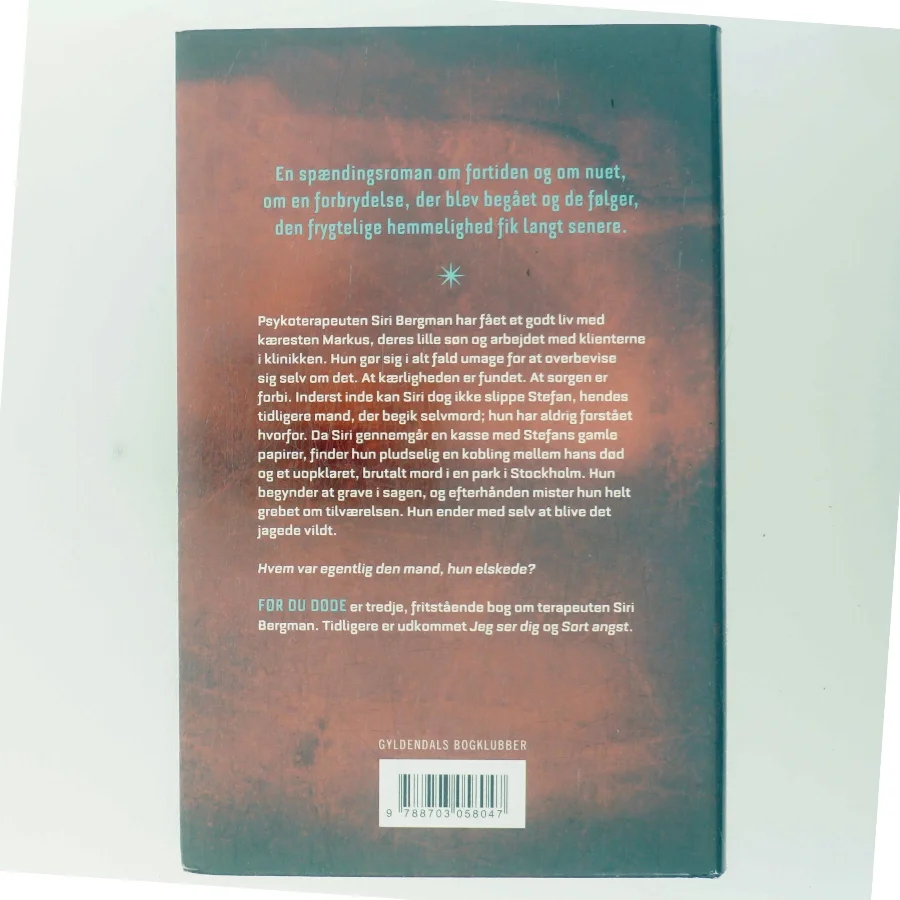 Før du døde af Camilla Grebe (Bog)