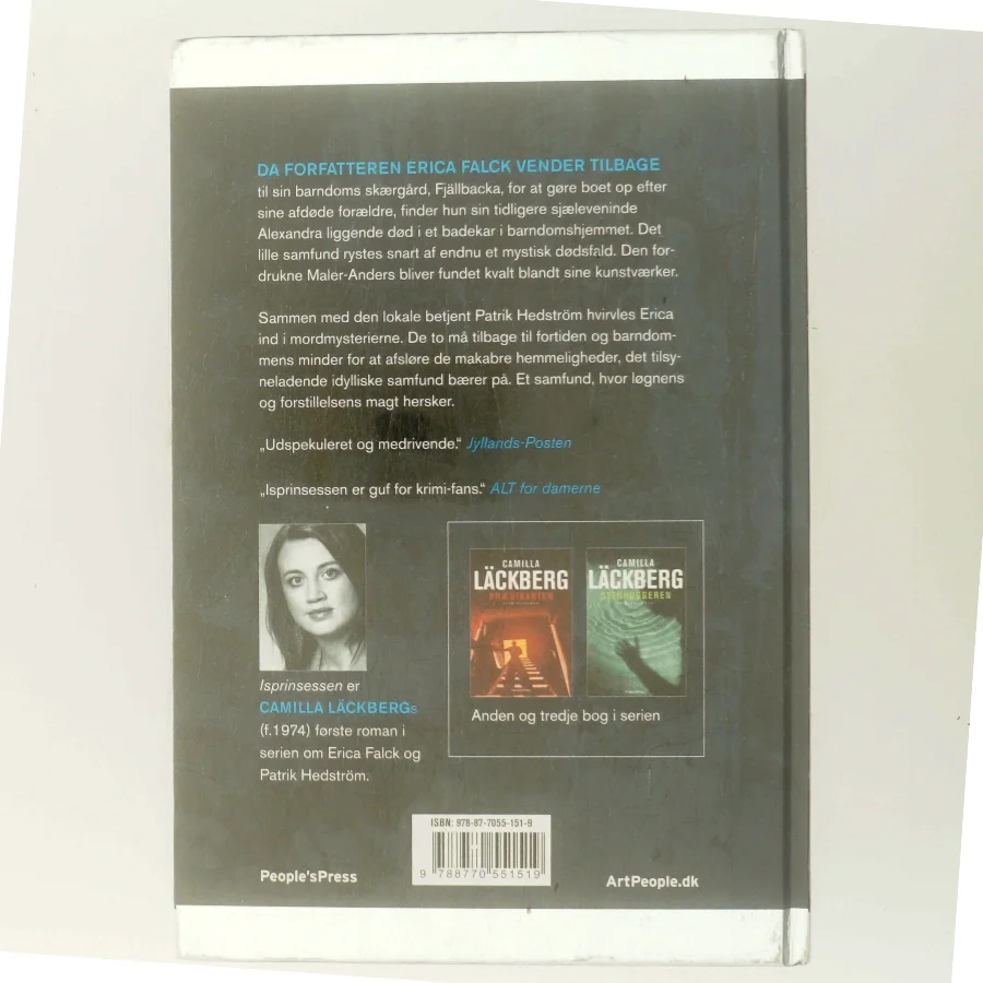 Isprinsessen : kriminalroman af Camilla Läckberg (Bog)