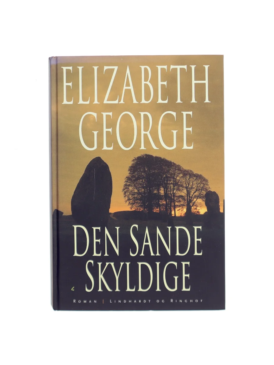 Forsiden af Den sande skyldige (In Pursuit of the Proper Sinner) af Elizabeth George