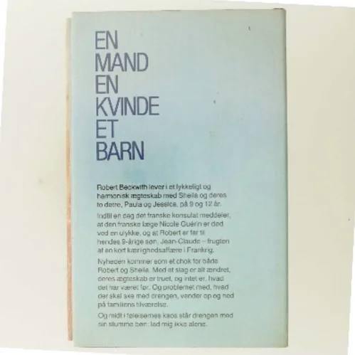 En mand en kvinde et barn af Erich Segal (Bog)